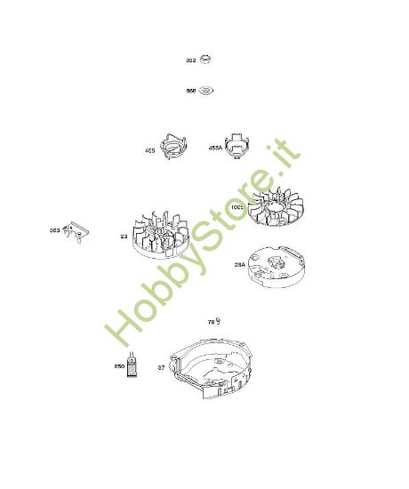 G - Volano B&S - 09 €¦ 09P602-0012-H1 brand Stihl